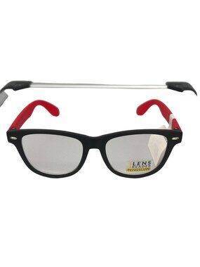 Kreedom Reverb 1 Lens Reader Glasses Patented Lens Technology Black and Red NEW